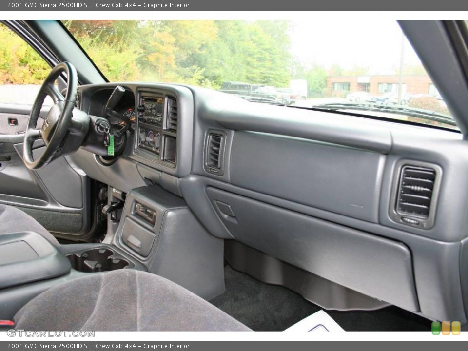 Graphite Interior Dashboard for the 2001 GMC Sierra 2500HD SLE Crew Cab 4x4 #40634774