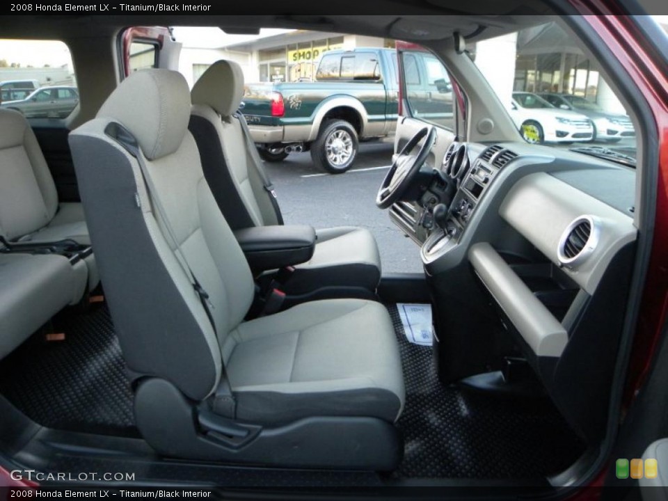 Titanium/Black Interior Photo for the 2008 Honda Element LX #40634898