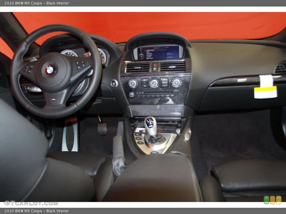 Black Interior Dashboard for the 2010 BMW M6 Coupe #40635834