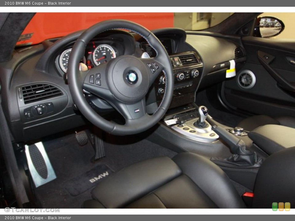 Black Interior Prime Interior for the 2010 BMW M6 Coupe #40635894