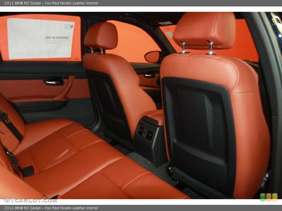 Fox Red Novillo Leather Interior Photo for the 2011 BMW M3 Sedan #40636086