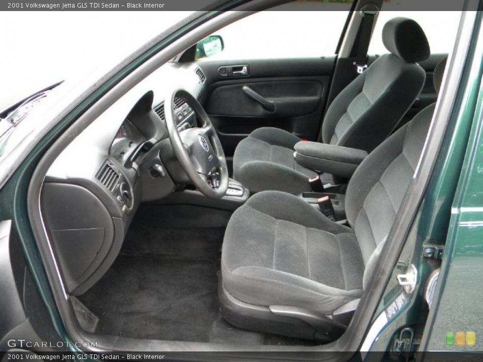Black Interior Photo for the 2001 Volkswagen Jetta GLS TDI Sedan #40636106