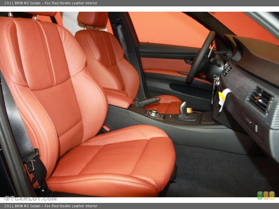 Fox Red Novillo Leather Interior Photo for the 2011 BMW M3 Sedan #40636134