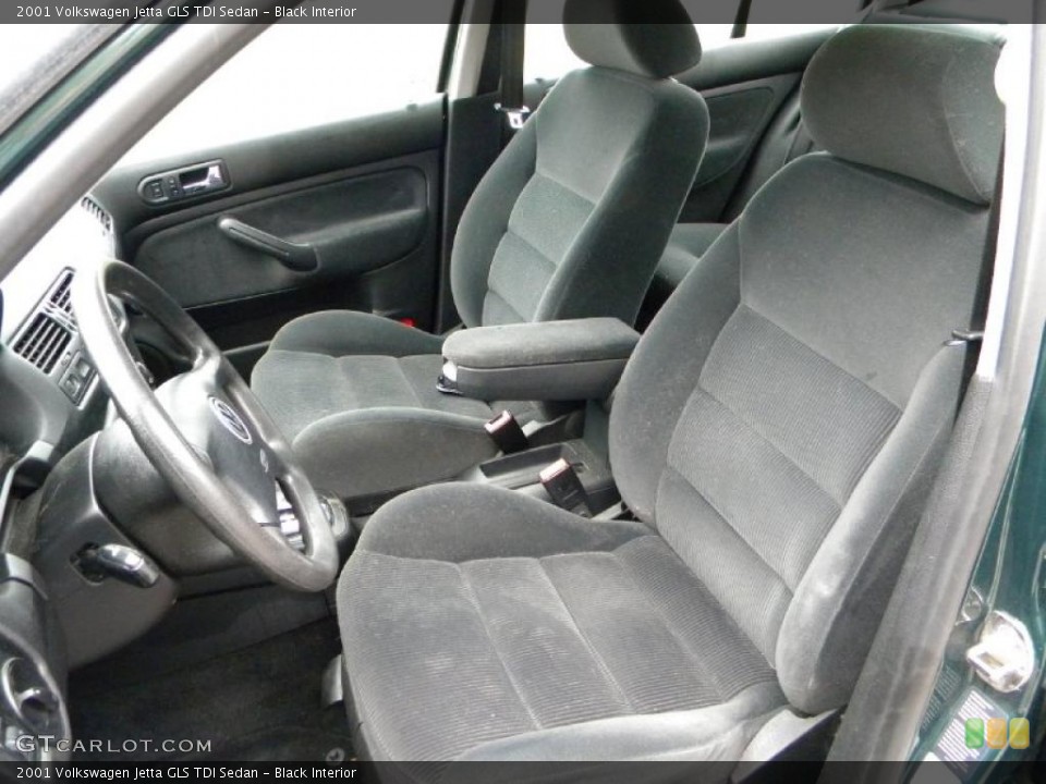 Black Interior Photo for the 2001 Volkswagen Jetta GLS TDI Sedan #40636138