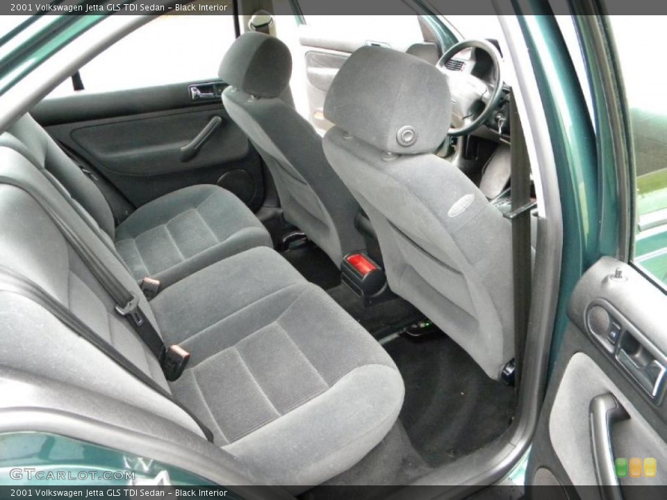 Black Interior Photo for the 2001 Volkswagen Jetta GLS TDI Sedan #40636198