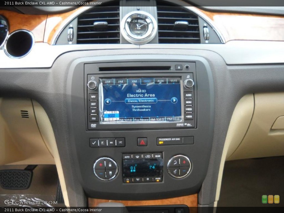 Cashmere/Cocoa Interior Controls for the 2011 Buick Enclave CXL AWD #40637930