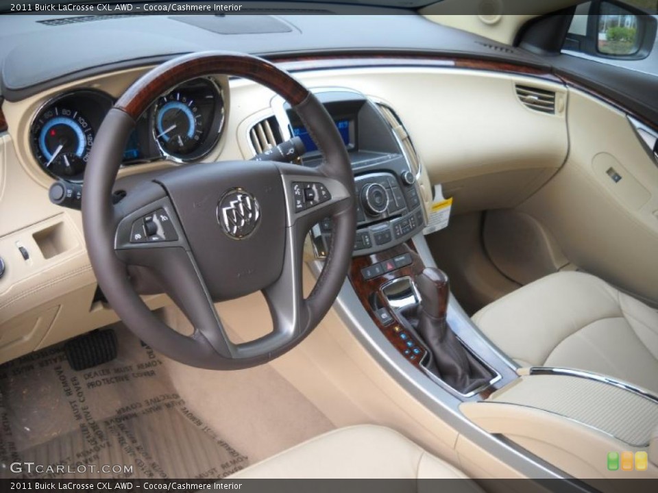 Cocoa/Cashmere Interior Prime Interior for the 2011 Buick LaCrosse CXL AWD #40638110