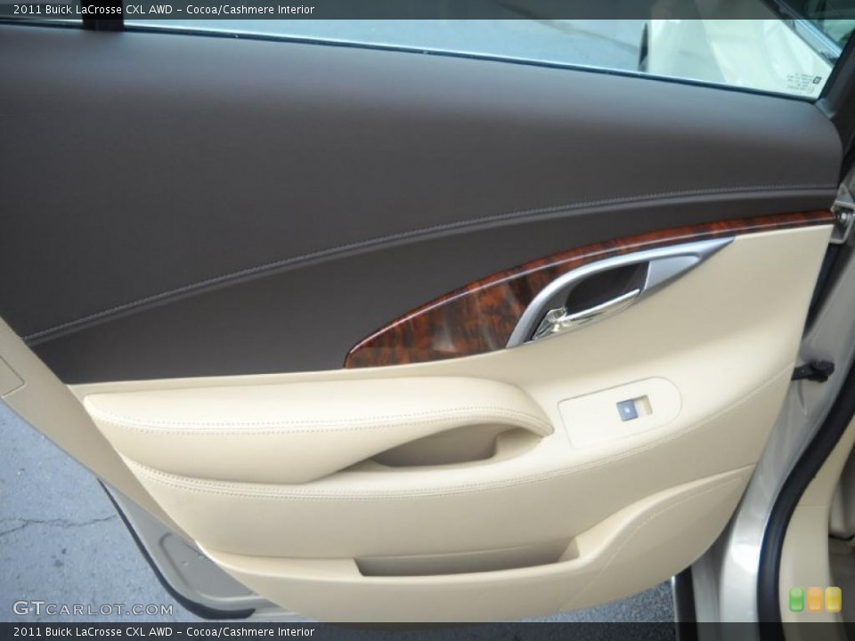 Cocoa/Cashmere Interior Door Panel for the 2011 Buick LaCrosse CXL AWD #40638150