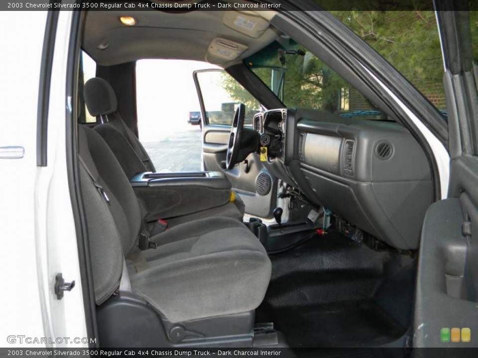 Dark Charcoal Interior Photo for the 2003 Chevrolet Silverado 3500 Regular Cab 4x4 Chassis Dump Truck #40639938