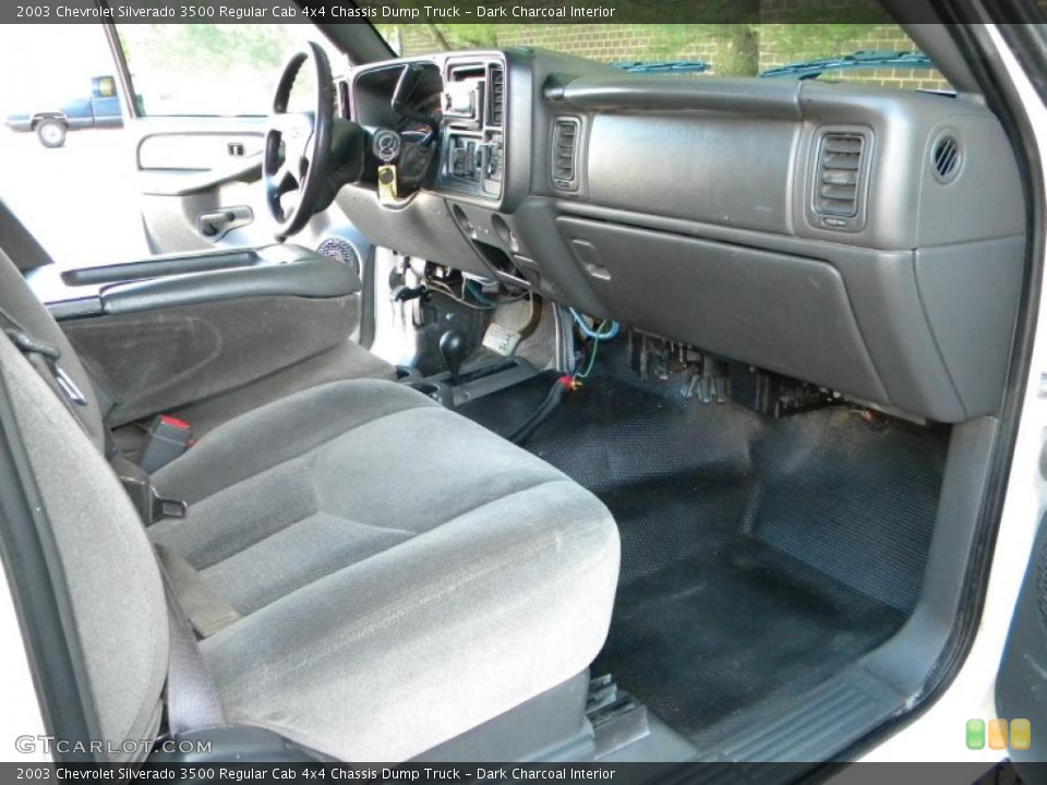 Dark Charcoal Interior Photo for the 2003 Chevrolet Silverado 3500 Regular Cab 4x4 Chassis Dump Truck #40639954