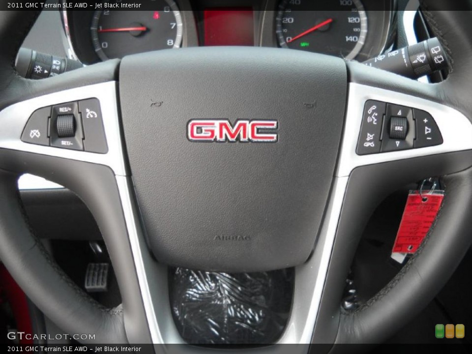 Jet Black Interior Steering Wheel for the 2011 GMC Terrain SLE AWD #40640646