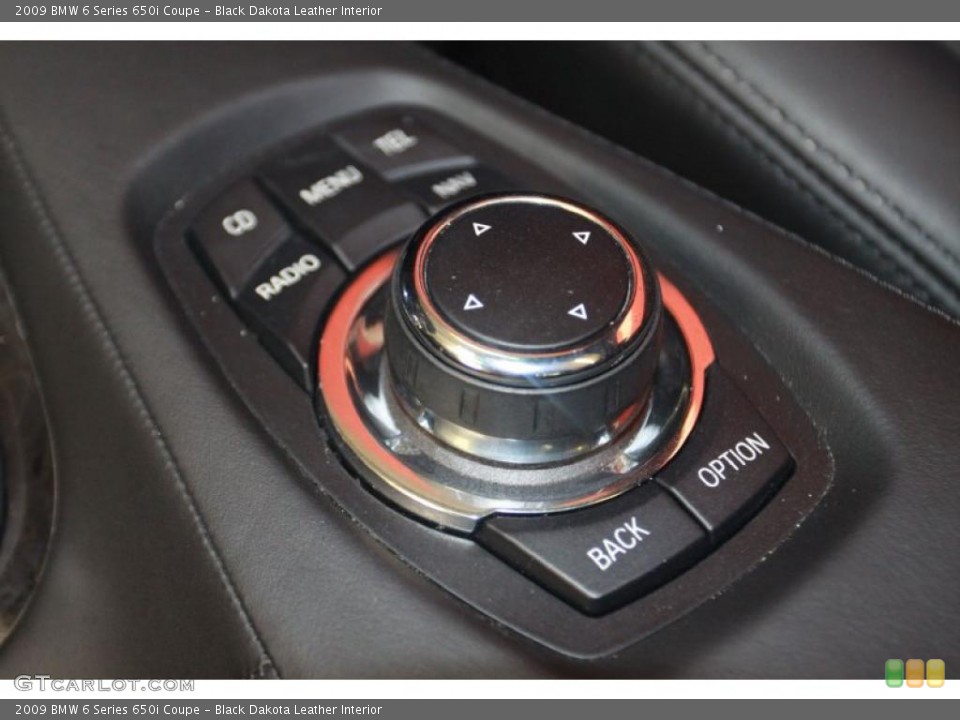 Black Dakota Leather Interior Controls for the 2009 BMW 6 Series 650i Coupe #40641330