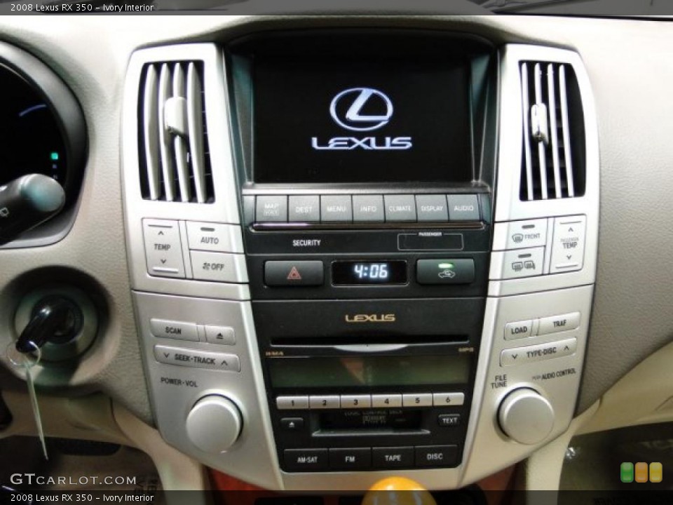 Ivory Interior Controls for the 2008 Lexus RX 350 #40642390