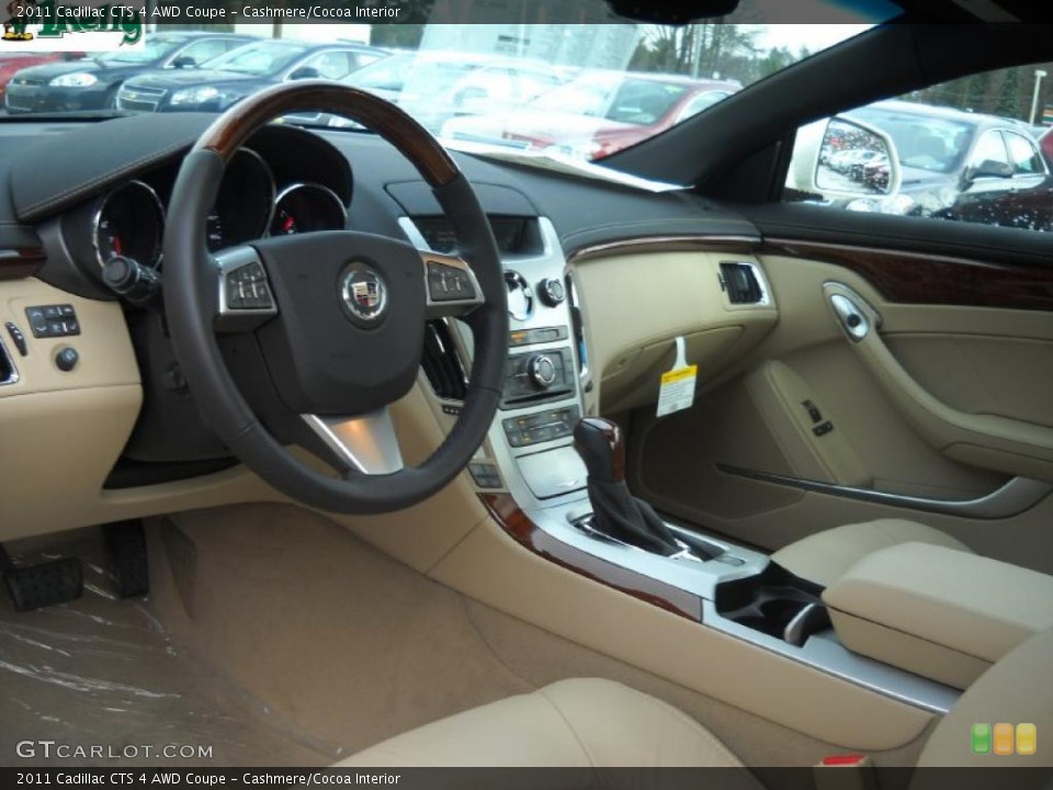 Cashmere/Cocoa Interior Prime Interior for the 2011 Cadillac CTS 4 AWD Coupe #40643774
