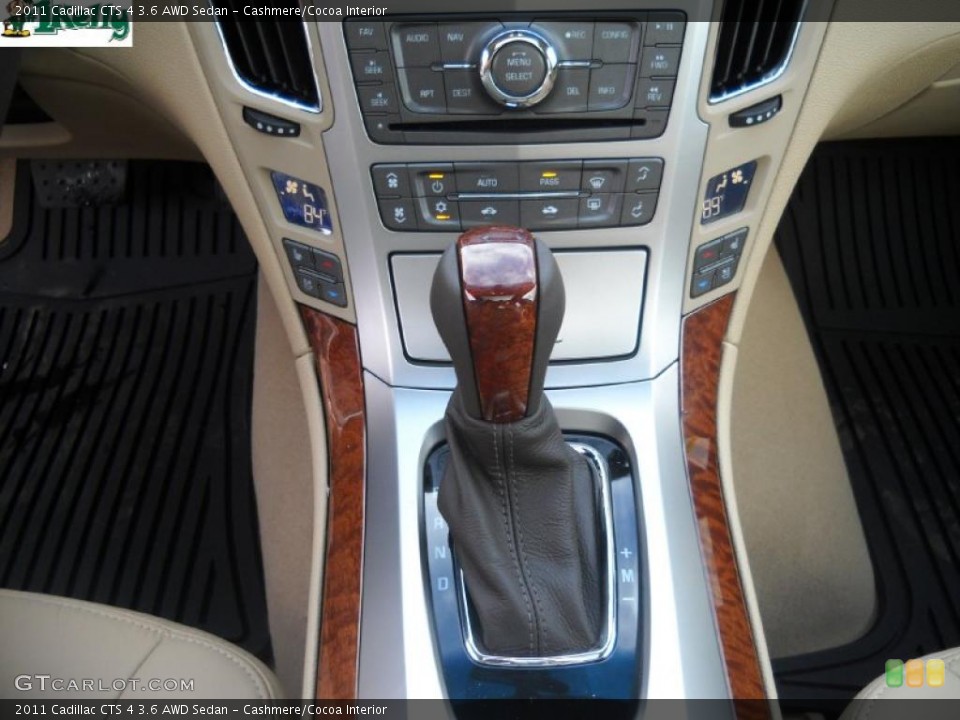 Cashmere/Cocoa Interior Transmission for the 2011 Cadillac CTS 4 3.6 AWD Sedan #40644178