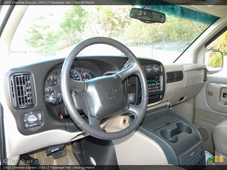 Neutral Interior Dashboard for the 2002 Chevrolet Express 1500 LT Passenger Van #40644414