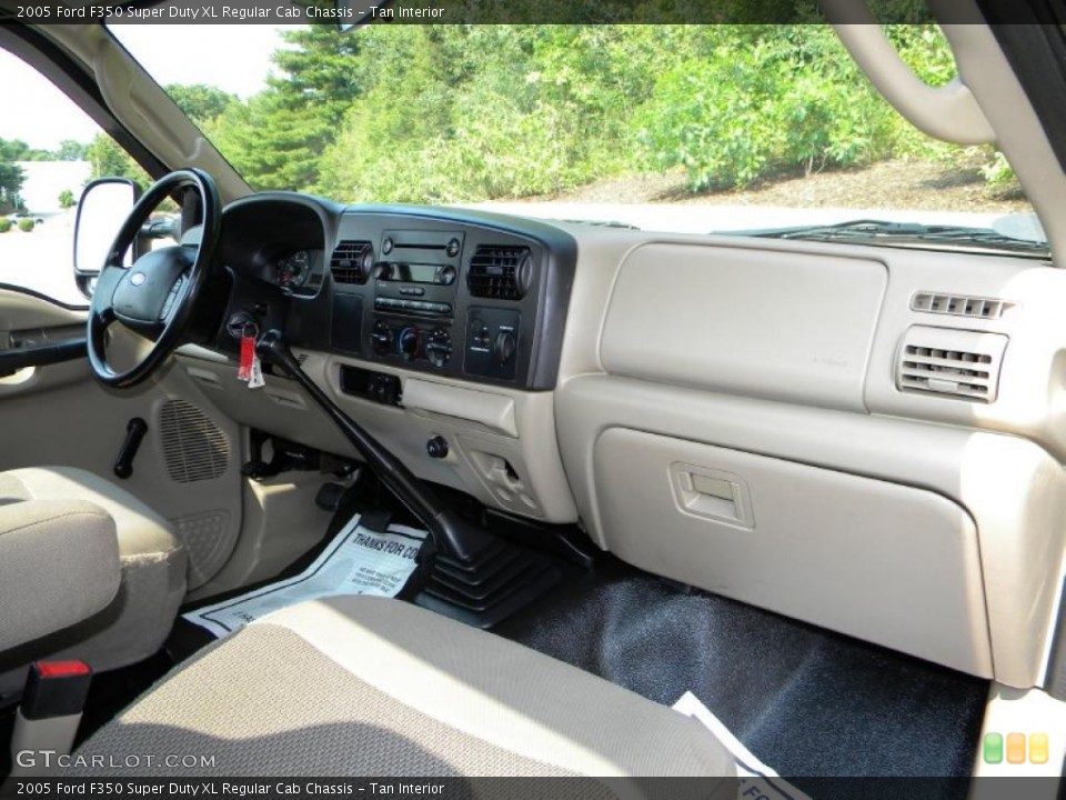 Tan Interior Dashboard for the 2005 Ford F350 Super Duty XL Regular Cab Chassis #40645278