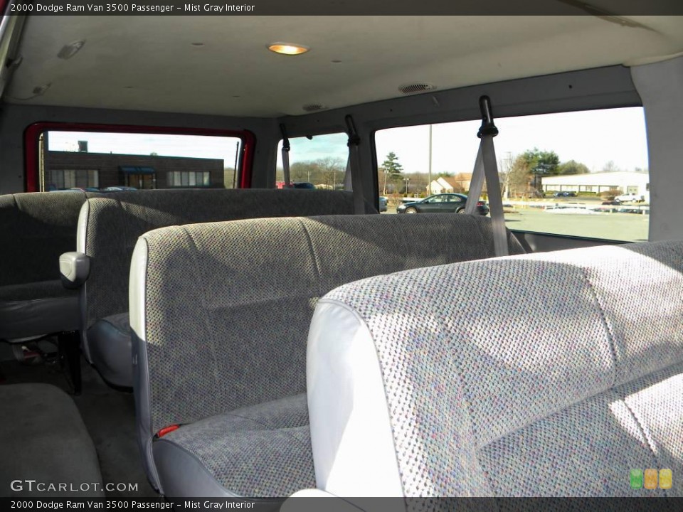 Mist Gray Interior Photo for the 2000 Dodge Ram Van 3500 Passenger #40645994