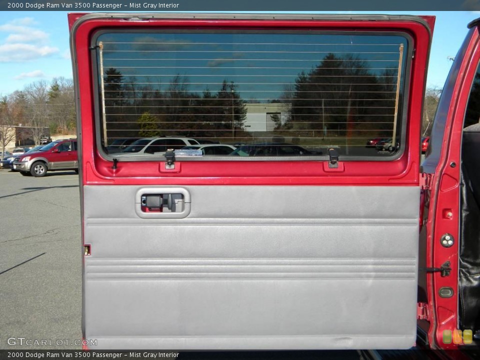 Mist Gray Interior Door Panel for the 2000 Dodge Ram Van 3500 Passenger #40646046