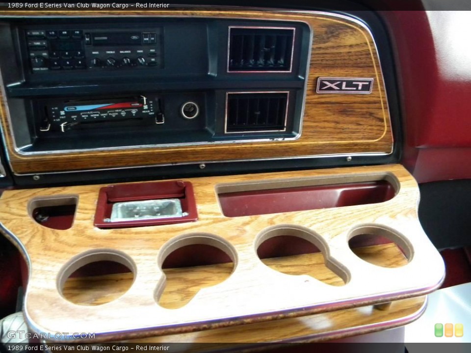 Red Interior Controls for the 1989 Ford E Series Van Club Wagon Cargo #40646618