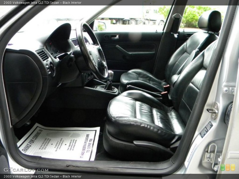 Black Interior Photo for the 2003 Volkswagen Jetta GLS TDI Sedan #40648734