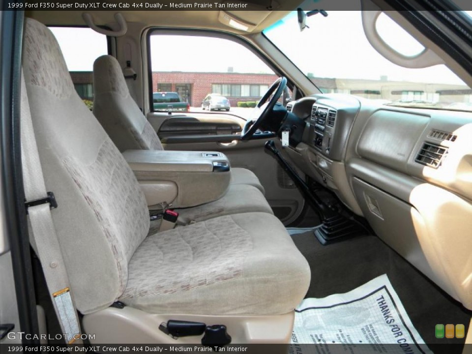 Medium Prairie Tan Interior Photo for the 1999 Ford F350 Super Duty XLT Crew Cab 4x4 Dually #40648742