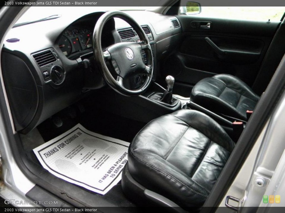 Black Interior Photo for the 2003 Volkswagen Jetta GLS TDI Sedan #40648746