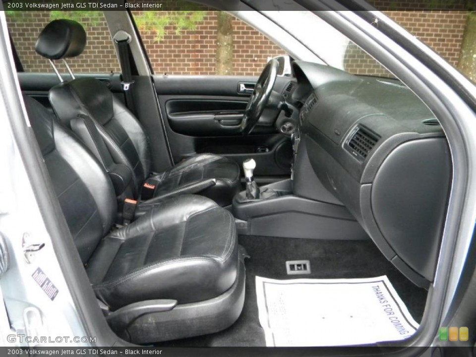 Black Interior Photo for the 2003 Volkswagen Jetta GLS TDI Sedan #40648854