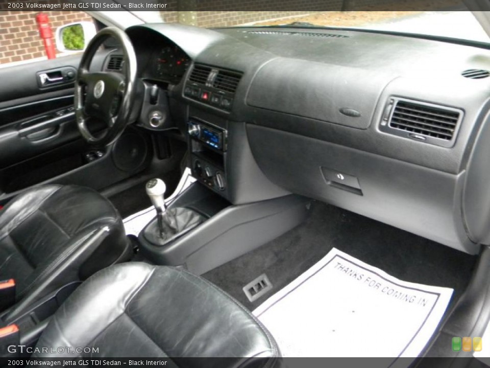 Black Interior Photo for the 2003 Volkswagen Jetta GLS TDI Sedan #40648910