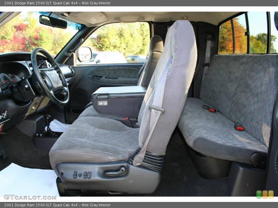 Mist Gray Interior Photo for the 2001 Dodge Ram 2500 SLT Quad Cab 4x4 #40650051