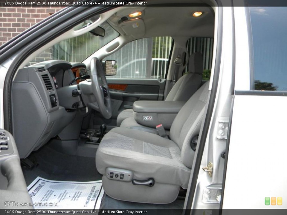 Medium Slate Gray Interior Photo for the 2006 Dodge Ram 2500 Thunderroad Quad Cab 4x4 #40651451