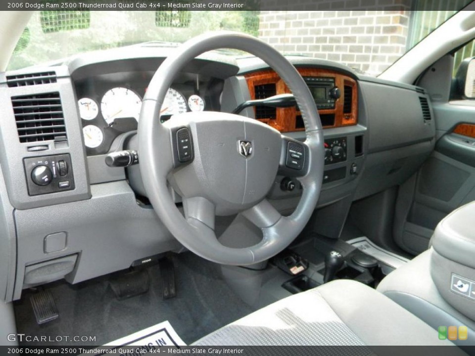 Medium Slate Gray Interior Prime Interior for the 2006 Dodge Ram 2500 Thunderroad Quad Cab 4x4 #40651723