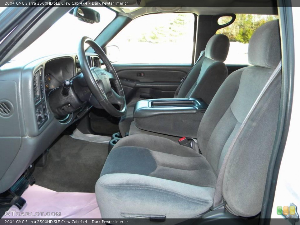 Dark Pewter Interior Photo for the 2004 GMC Sierra 2500HD SLE Crew Cab 4x4 #40652111