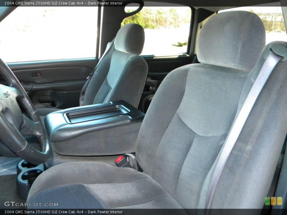 Dark Pewter Interior Photo for the 2004 GMC Sierra 2500HD SLE Crew Cab 4x4 #40652123
