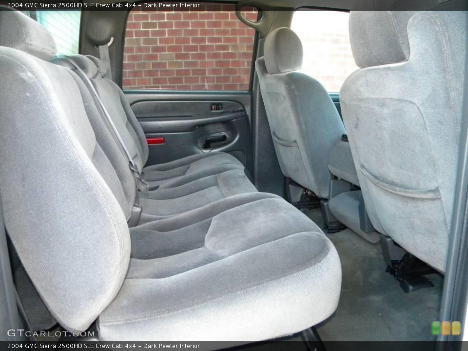 Dark Pewter Interior Photo for the 2004 GMC Sierra 2500HD SLE Crew Cab 4x4 #40652159