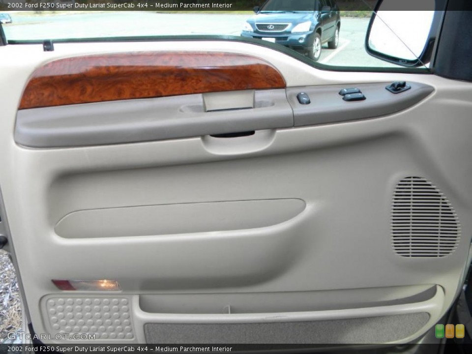 Medium Parchment Interior Door Panel for the 2002 Ford F250 Super Duty Lariat SuperCab 4x4 #40652304