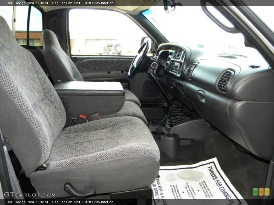 Mist Gray Interior Photo for the 2000 Dodge Ram 2500 SLT Regular Cab 4x4 #40653909