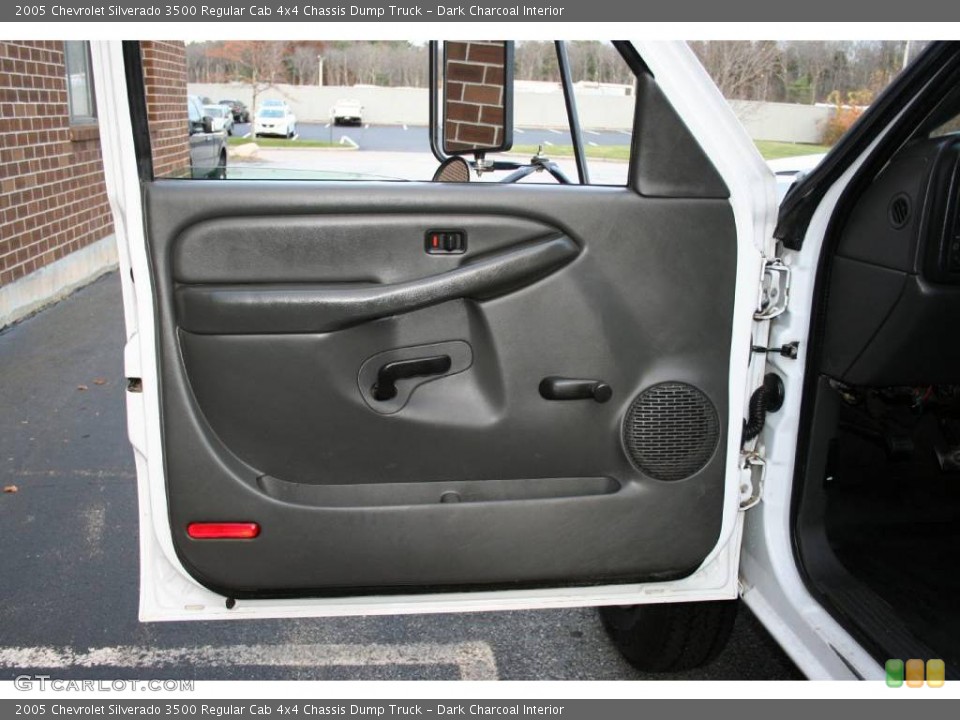 Dark Charcoal Interior Door Panel for the 2005 Chevrolet Silverado 3500 Regular Cab 4x4 Chassis Dump Truck #40656099