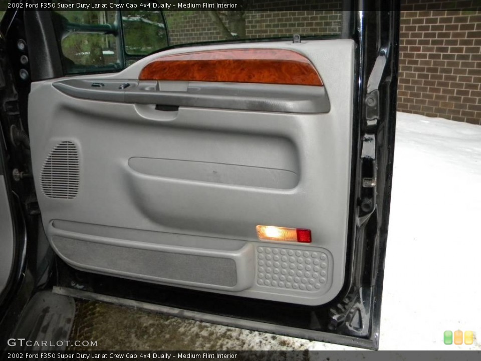 Medium Flint Interior Door Panel for the 2002 Ford F350 Super Duty Lariat Crew Cab 4x4 Dually #40656275