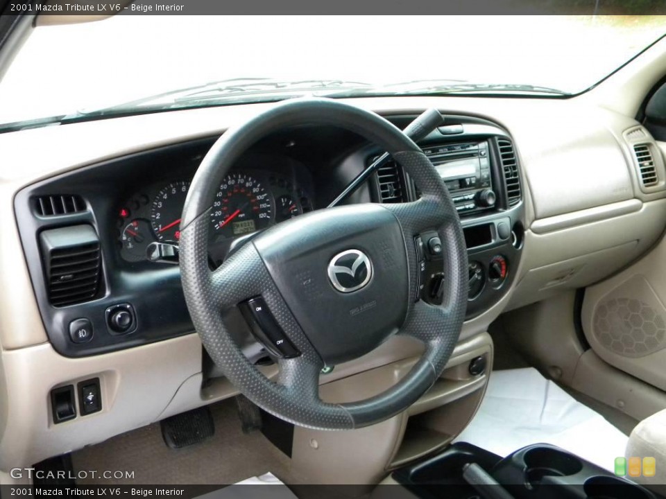Beige Interior Photo for the 2001 Mazda Tribute LX V6 #40659817