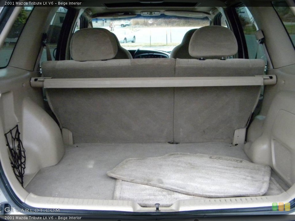 Beige Interior Trunk for the 2001 Mazda Tribute LX V6 #40659837