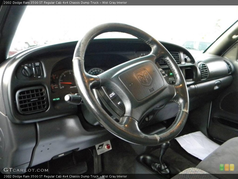 Mist Gray Interior Prime Interior for the 2002 Dodge Ram 3500 ST Regular Cab 4x4 Chassis Dump Truck #40660033