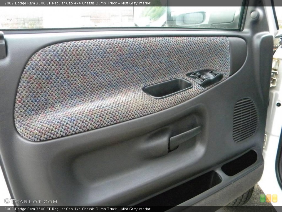 Mist Gray Interior Door Panel for the 2002 Dodge Ram 3500 ST Regular Cab 4x4 Chassis Dump Truck #40660041