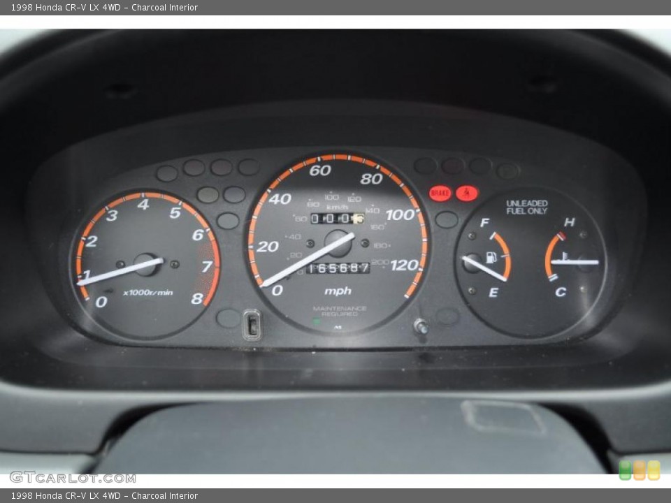 Charcoal Interior Gauges for the 1998 Honda CR-V LX 4WD #40661013