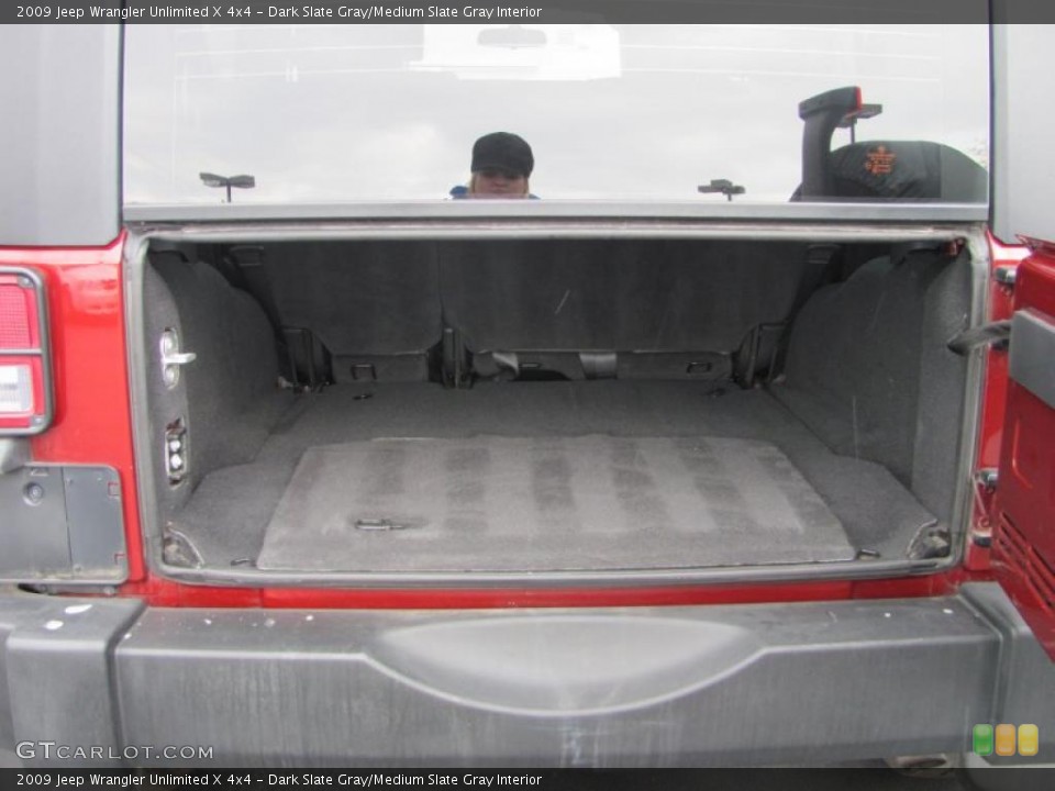 Dark Slate Gray/Medium Slate Gray Interior Trunk for the 2009 Jeep Wrangler Unlimited X 4x4 #40661839