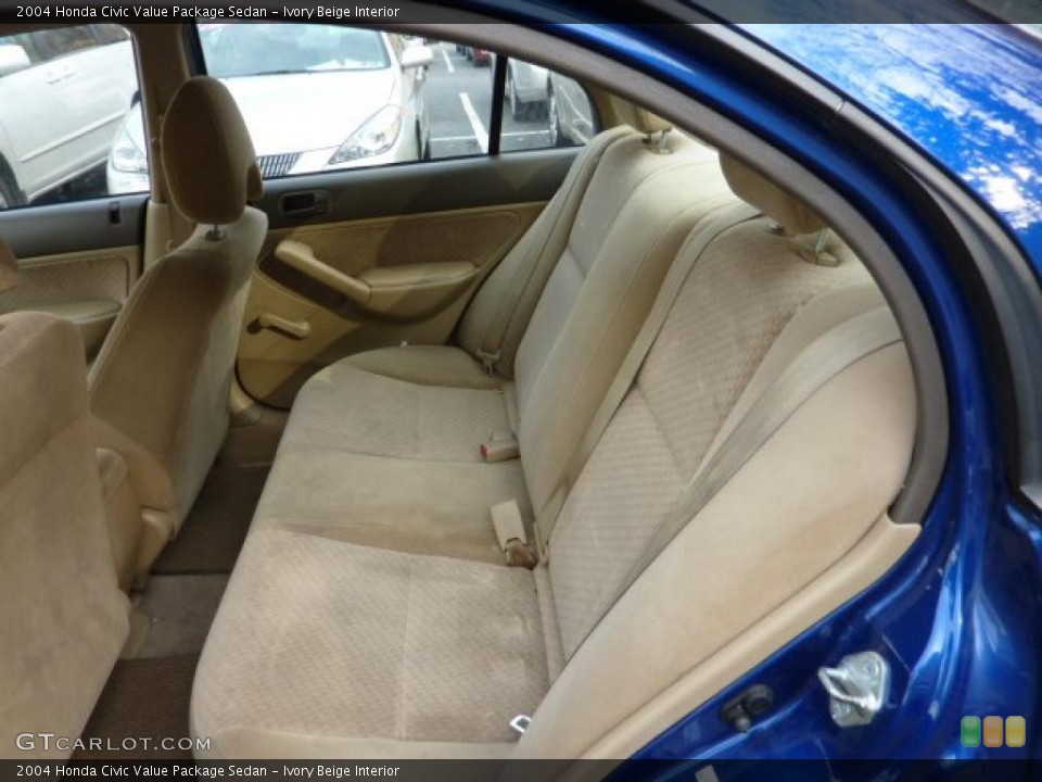 Ivory Beige Interior Photo for the 2004 Honda Civic Value Package Sedan #40665999