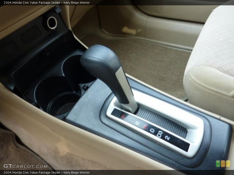 Ivory Beige Interior Transmission for the 2004 Honda Civic Value Package Sedan #40666035