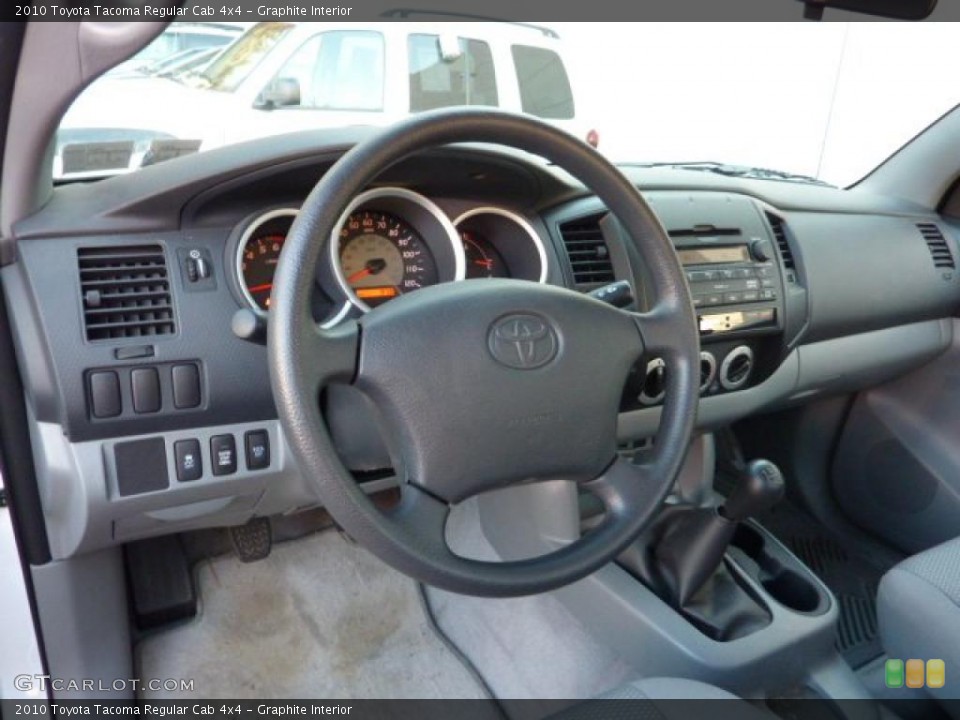 Graphite Interior Prime Interior for the 2010 Toyota Tacoma Regular Cab 4x4 #40666239