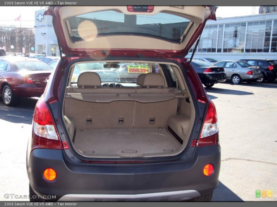 Tan Interior Trunk for the 2009 Saturn VUE XE V6 AWD #40666487