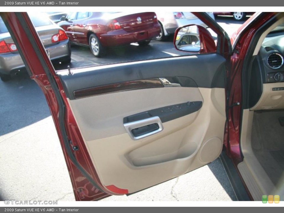 Tan Interior Door Panel for the 2009 Saturn VUE XE V6 AWD #40666511